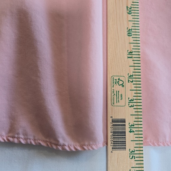 Philosophy Womens XXL‎ Pale Pink Shirt Dress Roll Tab Sleeves - Picture 8 of 8